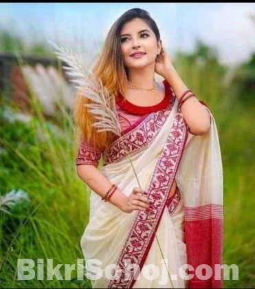 Tangail loom sharee